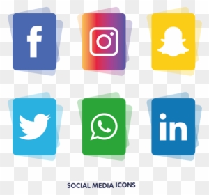 Social Media Icons Set - Social Media Logos Png