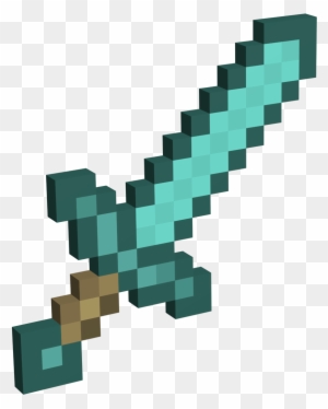 Crossed minecraft swords