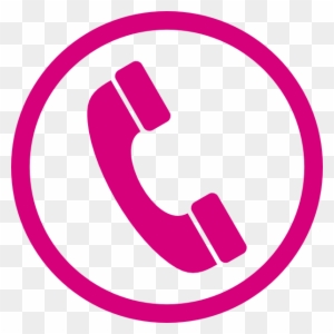 Phone Clip Art At Clker - Telephone Icon Pink