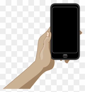 Image - Animated Hand Holding Phone - Free Transparent PNG Clipart Images  Download