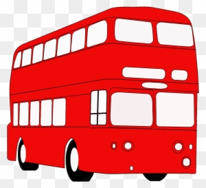 Clip Art Details - Double Decker Bus Pdf