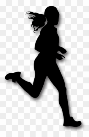 Girl Running Shadow Png