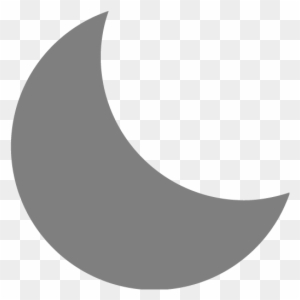 Moon Clipart Gray - Moon Icon Gray Png