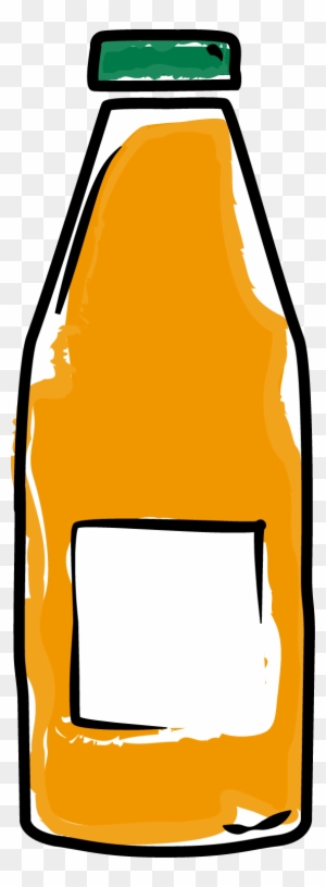 Orange Juice - Orange Juice Bottle Clipart