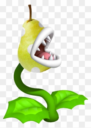 Pear-anha Plant By Luigicat11 - Mario Venus Fly Trap
