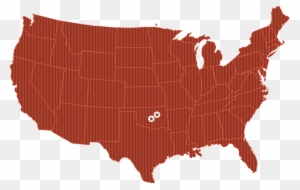 Oklahoma - United States Map Vector
