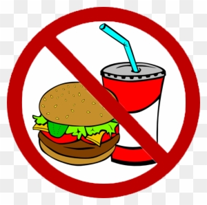 No Junk Food Clipart - No Fast Food Clipart