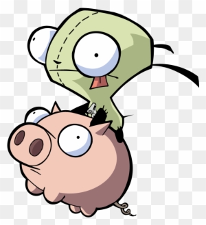 Feed The Pig - Invader Zim Gir Piggy