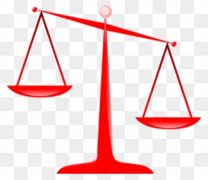 Scales Justice Red Balance Law Judge Legal - Scales Of Justice Clip Art