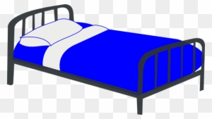 blanket on bed drawing clipart