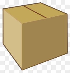 Cardboard Box Clipart Cardboard Closed Box Clip Art - Closed Cardboard Box Png
