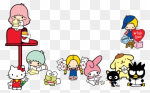 Fifi Hello Kitty Posing For Picture With Family - Hello Kitty And Family -  Free Transparent PNG Clipart Images Download
