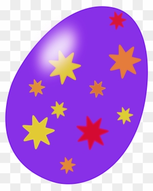 Easter Day Clip Art And Photo March Calendar - Easter Eggs With Stars