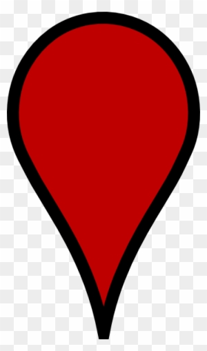 This Free Clip Arts Design Of White Google Map Pin - Google Map Red Pin