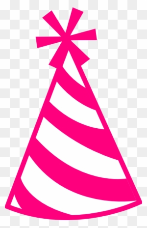 Pink Hat Clip Art At Clker Com Vector Clip Art Online - Pink Party Hat Clip Art