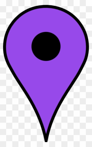 This Free Clip Arts Design Of Google Maps - Google Map Pin Purple