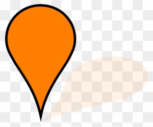 Google Map Pin Orange