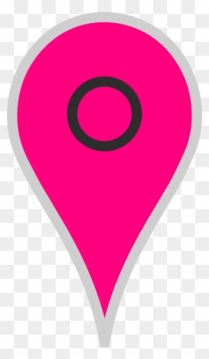 Google Map Pointer Pink Clip Art - Google Maps Icon Pink Png