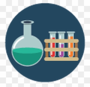 Yellow And Blue - Science Flat Icon Png