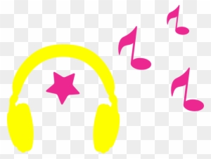 Musical Note Headphones Royalty-free Clip Art - Music Headphones Clipart
