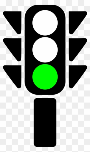 Clip Art Traffic Light - Green Traffic Light Clipart
