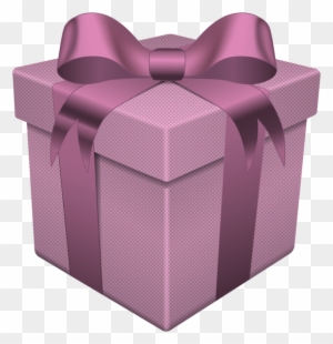 Gift Box Pink Transparent Png Clip Art - Transparent Pink Gift Box