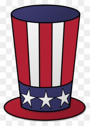 Hat - 4th Of July Cupcake Toppers