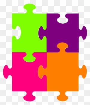 Jigsaw Puzzle 4 Pieces Png, Svg Clip Art For Web - 4 Piece Jigsaw Puzzle