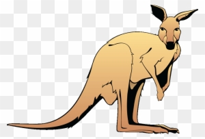 Jumping Kangaroo Clipart - Clip Art Wild Animal