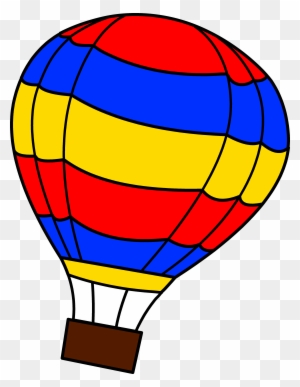 Hot Air Balloon Clip Art - Hot Air Balloons Coloring Pages