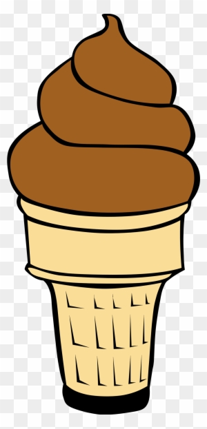 Clip Art Of Ice Ceram Cone - Ice Cream Cone Clip Art