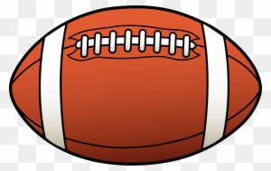 Rugby Ball Or American Football - Oval Shaped Objects Clipart