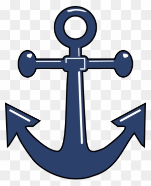 Clipart Ancla Open Anchor - Navy Anchor