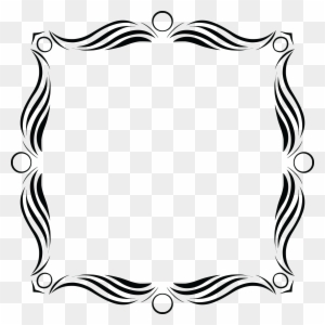 Free Clipart Of A Decorative Border - Picture Frame