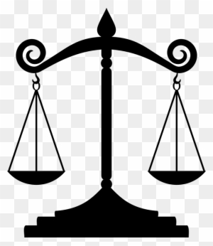 Law Liberty Scale Weight Balance - Rule Of Law Drawing