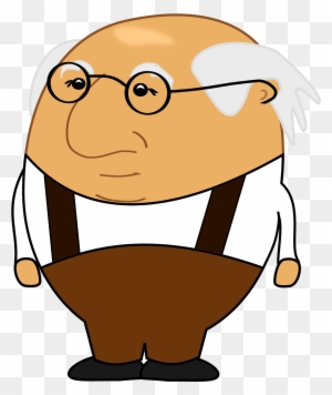 Clipart Of Old Man - Cartoon Old Man