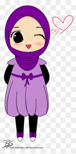 Female Muslim Chibi By ~basmasmiley On Deviantart - Comedy Shayari Full Hd