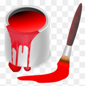 Color, Red, Brush, Painting, Paint, Tool - Pintura De Color Rojo
