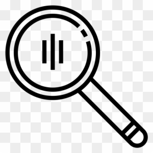 Job Evaluation & Review - Magnifying Glass Icon Png Transparent