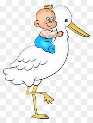 Stork Carrying Baby Boy Cartoon Clip Art Images - Drawing - Free  Transparent PNG Clipart Images Download
