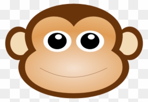 Monkey Mask Clipart - Monkey Face Cartoon