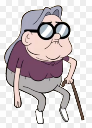 Appearance - Gravity Falls Old Woman