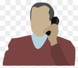 Person On The Phone Icon