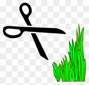 Lawn Trimmers Clip Art - Decal Guru Cut Here Wall Decal, Black