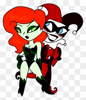 Poison Ivy Harley Quinn By Purfectprincessgirl - Cartoon Characters Poison Ivy And Harley Quinn
