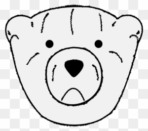 Bear Outline Clip Art - Cara De Oso Triste - Free Transparent PNG Clipart Images Download Bear Outline Clip Art - Cara De Oso Triste - Free Transparent PNG Clipart Images Download