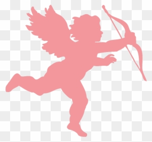 Pink Valentines Day Cupid, Valentine Clipart Red - Valentines Day Png