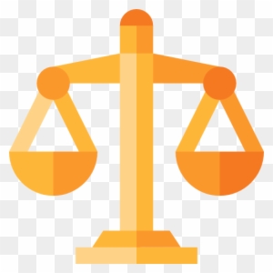 Legal Operations - Law Orange Icon Png