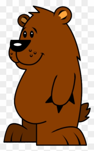 Grizzly Bear Standing Clipart