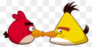 Angry Birds Stella Angry Birds Fight Angry Birds Go - Angry Birds Red And Chuck Kiss